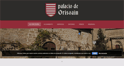 Desktop Screenshot of palaciodeorisoain.com